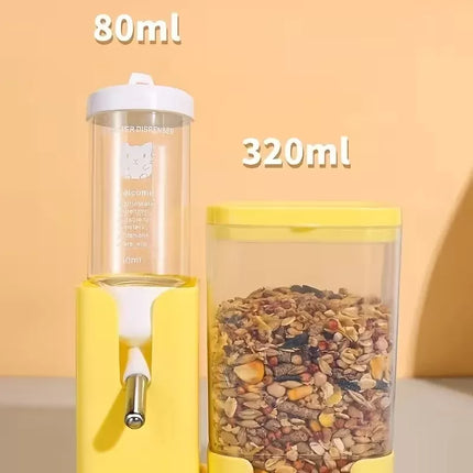 Hamster Mama ve Su Kabı - 2'si 1 Arada - 80 ml Su Haznesi