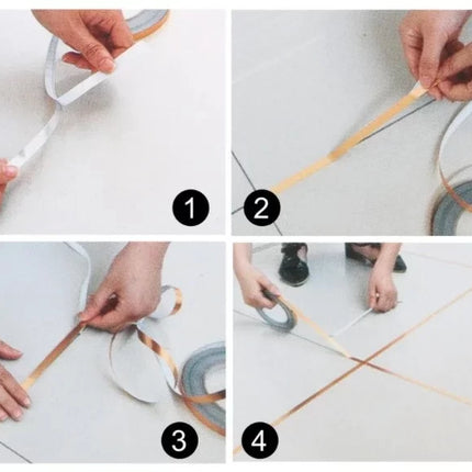 0.5 cm 50 Metre Gri Fayans Arası Şerit Bant