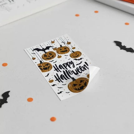 Halloween Temalı Balkabaklı Duvar Sticker Seti