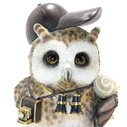 Steampunk Polyester Baykuş Figürü Model 2