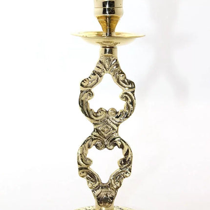 Tekli Pirinç Şamdan Model 4