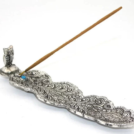 Metal Kayık Baykuş Tasarımı Tütsülük Model 2