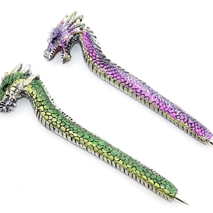 Dragonlu Polyester Tükenmez Kalem
