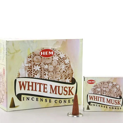 White Musk Aromalı Konik Tütsü