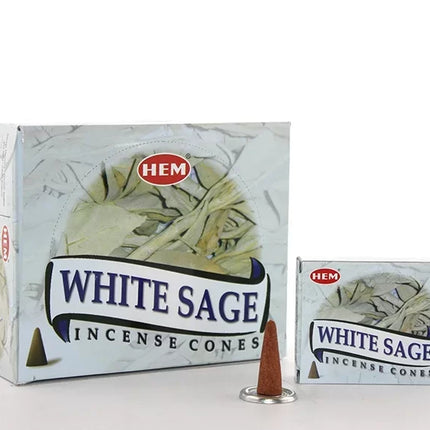 White Sage Aromalı Konik Tütsü