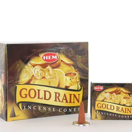Gold Rain Aromalı Konik Tütsü