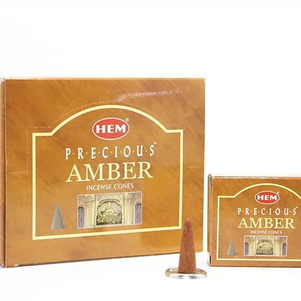 Precious Amber Aromalı Konik Tütsü