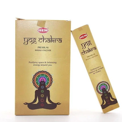 Hem Yog Chakra Masala Aromalı Çubuk Tütsü