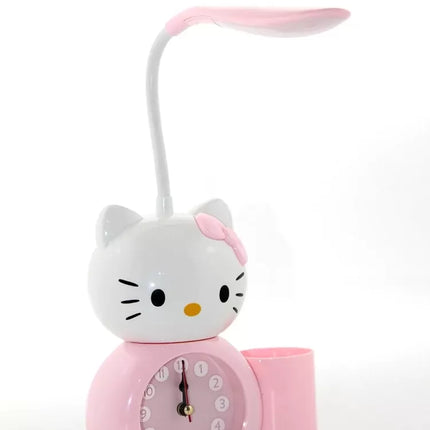 Hello Kitty Masa Lambası Saat Ve Kalemlik