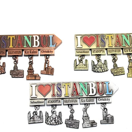 İstanbul Temalı Metal Magnet Model 7