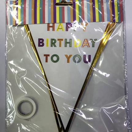 Happy Birthday To You Flama Bayrak Süsü