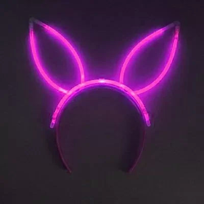Karanlıkta Yanan Glow Neon Fosforlu Taç - 6 Adet