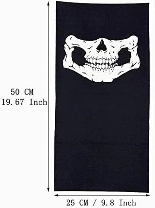 Motorcu Boyunluk Baf Buff Bandana - 25x48 cm Model 7