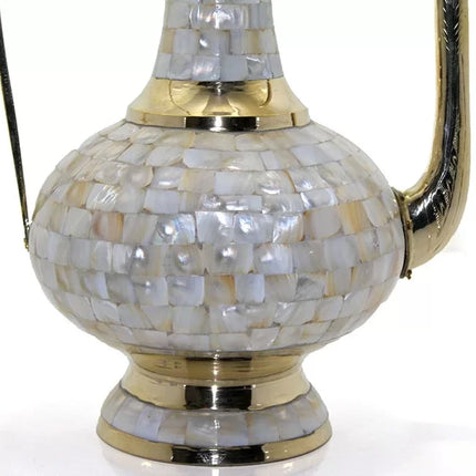 Pirinç Sedefli İbrik 55 Cm
