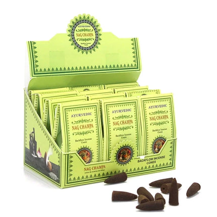 Ayurvedic Konik (Geri Akış) Tütsü Nag Champa Aromalı