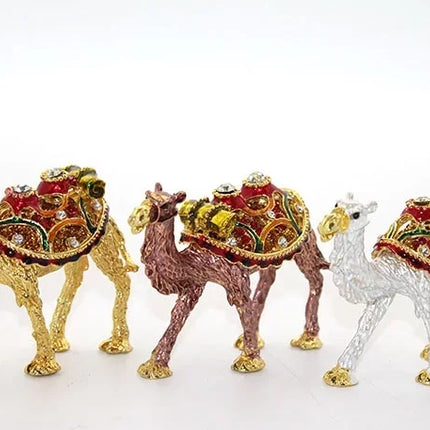 Swarovski Taşlı Tekli Deve Figürü Model 1