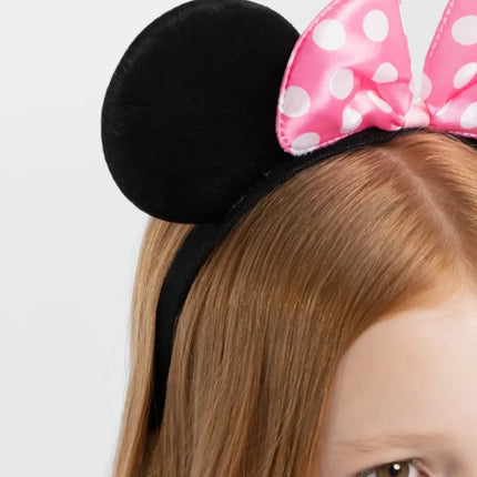 Pembe Fiyonklu Minnie Mouse Tacı
