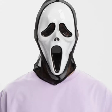 Kapşonlu Çığlık Maskesi Scream Maskesi 33x21 cm