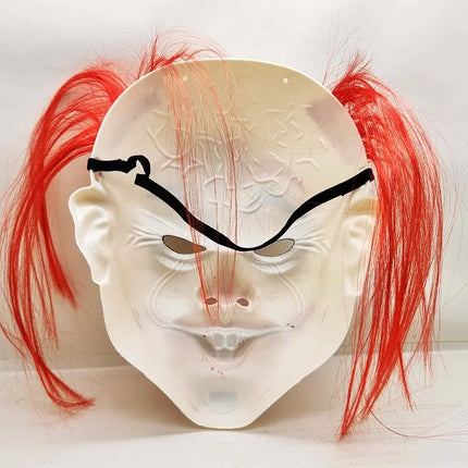 Kızıl Saçlı Joker Palyaço Maskesi