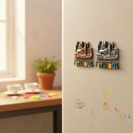 Sarkaçlı İstanbul Temalı Magnet