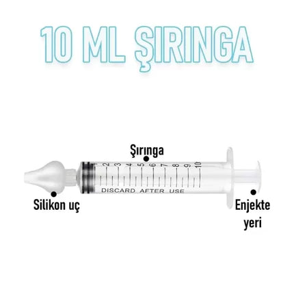 2'li Bebek Burun Temizleme Şırıngası