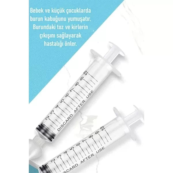 2'li Bebek Burun Temizleme Şırıngası