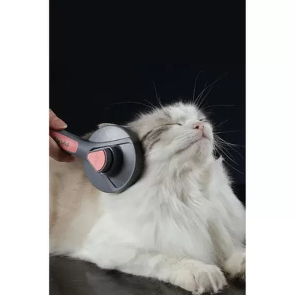 Otomatik Tuşlu Kendini Temizleyen Kedi Köpek Tarağı