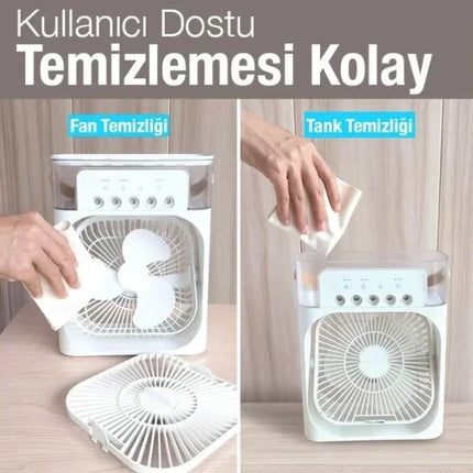 Su Hazneli Masa Vantilatörü