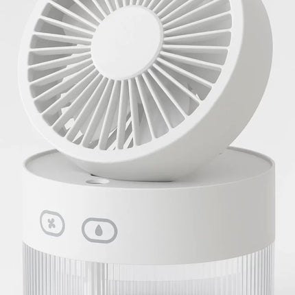 Su Spreyli Katlanır Başlıklı USB Mini Fan