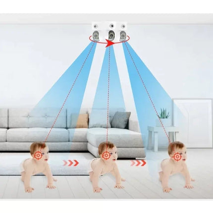 Çift Lensli İç Mekan Wi-Fi Kamera