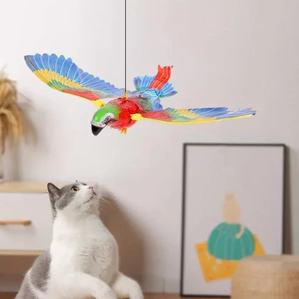 Uçan Papağan Kedi Oyuncağı