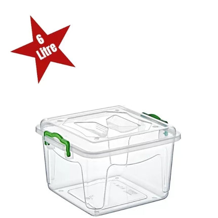 Şeffaf Saklama Kutusu 6 Litre