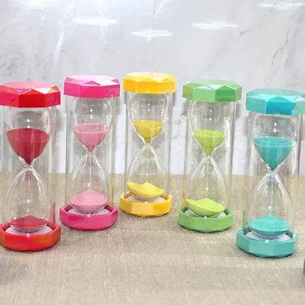 Plastik Çerçeveli Renkli 5 Dk Kum Saati