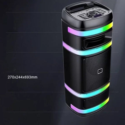 Kablosuz Mikrofonlu Hoparlör - Party Box Speaker