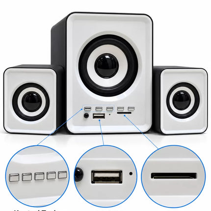 USB Beslemeli Bluetooth Bilgisayar Ses Sistemi