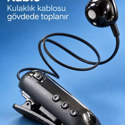 Çağrı Yanıtlama Özellikli Makaralı Tek Kulaklık