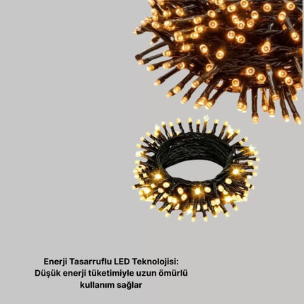 10 Metre LED Işıklı Dekoratif Parti ve Kutlama Aydınlatması