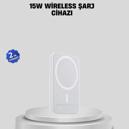 15W Araç Telefon Tutucu Kablosuz Hızlı Şarj Özellikli