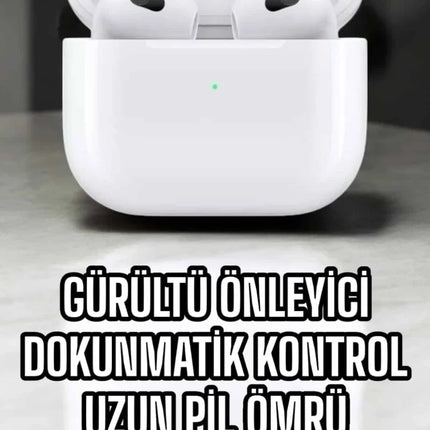 Bluetooth Kulaklık 3.Nesil Kablosuz Uzun Pil Ömrü Dokunmatik Kontrol