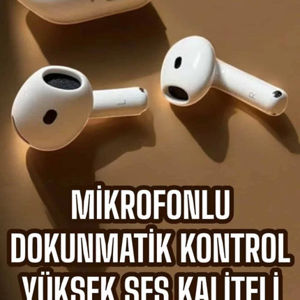 4.Nesil Kaliteli TWS Android ve İOS Uyumlu Mikrofonlu Kulaklık
