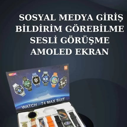 2025 Model Akıllı Saat ve Yeni Nesil Pro Bluetooth Kulaklık ANC Özelliği