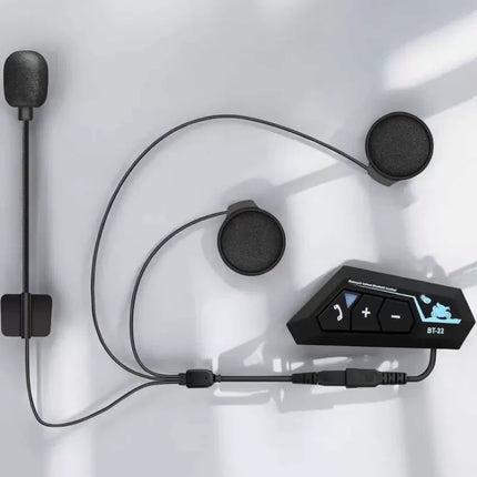 Kask Kulaklığı Motosiklet Intercom Interkom Dinleme Konuşma Özellikli Su Geçirmez