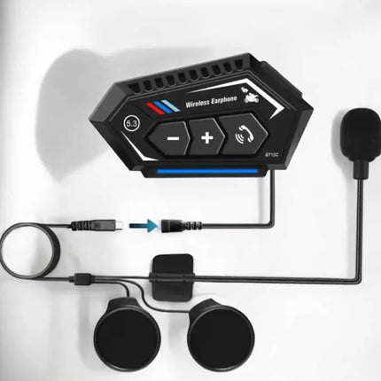 İnterkom Intercom Kask Kulaklık Bt22 Bluetooth Motosiklet Kulaklık 5.0 Bluetooth