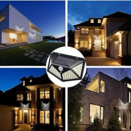 Güneş Enerjili Bahçe Lambası 100 Led Bahçe Lambası Bahçe Aydınlatma