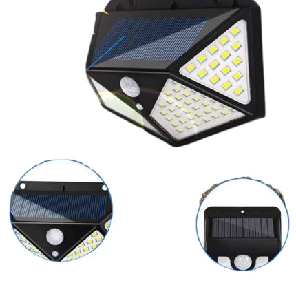 Bahçe Lambası Bahçe Aydınlatma Sensörlü Suya Dayanıklı 100 Led
