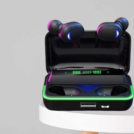 İkili Bluetooth Kulaklık Dijital Göstergeli Uzun Pil Ömrü Yüksek Ses Kaliteli