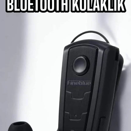 Makaralı Bluetooth Kulaklık Çağrı Cevaplama Kablolu Uzun Pil Ömrü