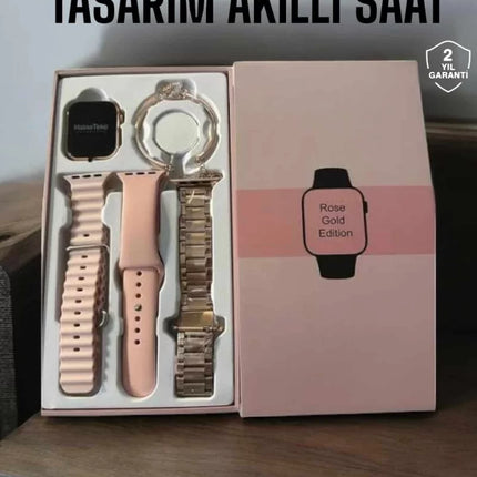 Akıllı Saat Bileklik Hediyeli Uzun Pil Ömrü GPS Takibi