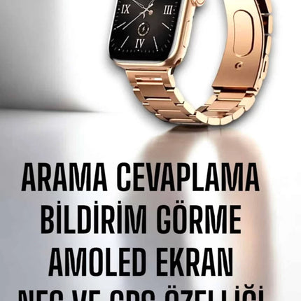 Akıllı Saat Bileklik Hediyeli Uzun Pil Ömrü GPS Takibi