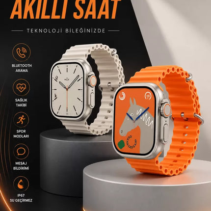 Akıllı Saat Bluetooth Bağlantılı Uyku ve Sağlık Takibi